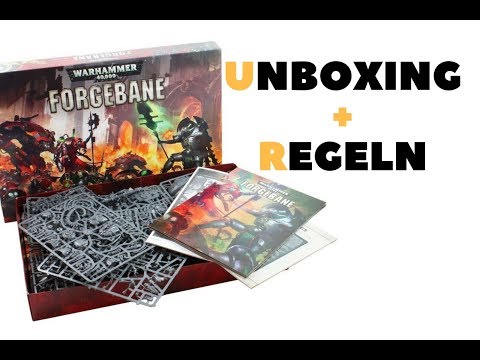 Forgebane Unboxing + Regeln - Armiger Warglaives - Necron Cryptek - Warhammer 40k - Deutsch