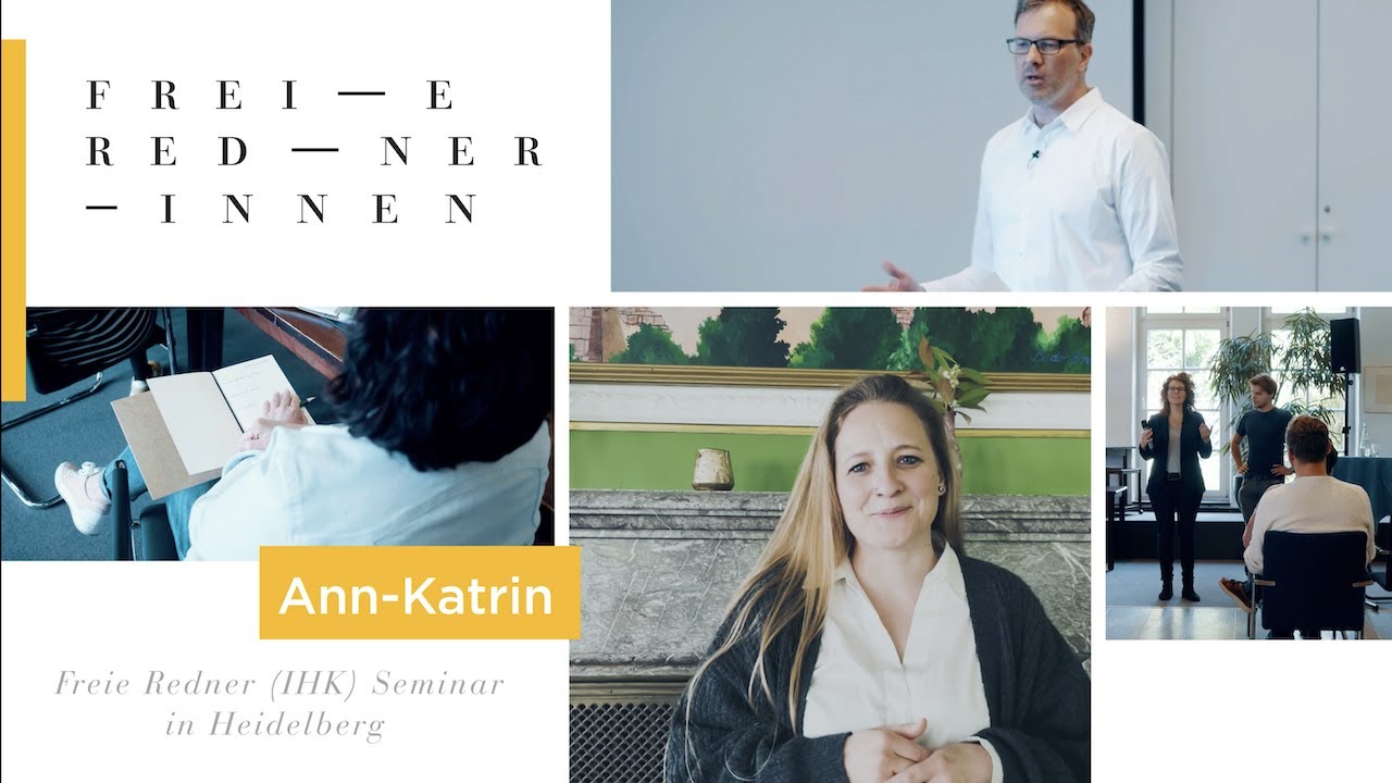 Erfahrungsbericht über das Seminar von Ann-Katrin I Freie Redner Ausbildung