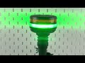 Zeleno-oranžový LED maják 12V / 24V - 48x LED / ECE R65 / na držák - Video Youtube
