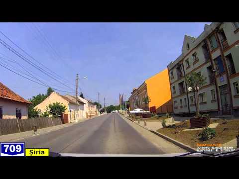 DJ 709 + DJ 792:  Arad - Pâncota - Ineu (Timelapse 2x - Real sound)