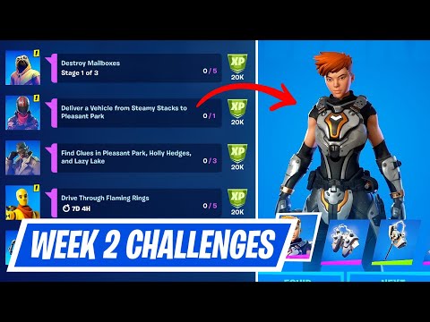 Easiest way to complete All Week 2 Epic Quest Challenges in Fortnite Chapter 2 Season 5