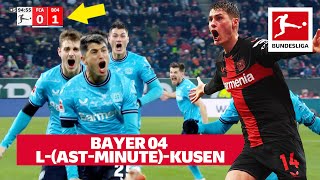 Alonso's Invincibles - ALL of Bayer's Last-Minute Goals So Far