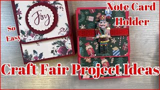 CRAFT FAIR PROJECT IDEAS | NOTE CARD HOLDER TUTORIAL | SO EASY!