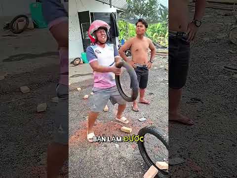 ai có thể nâng được những chiếc lốp xe này.