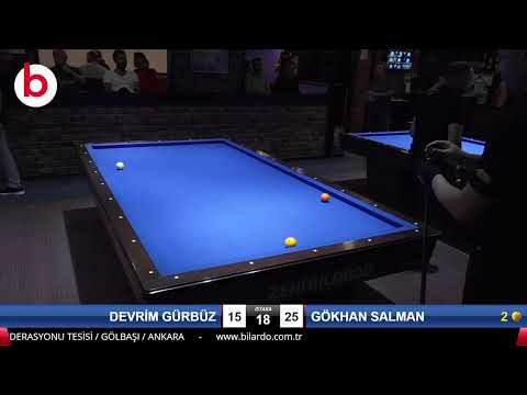 DEVRİM GÜRBÜZ & GÖKHAN SALMAN Bilardo Maçı - MALTEPE ARENA ZAFER KUPASI 2022-2.TUR