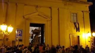 preview picture of video 'Il Simulacro di San Cono Abate esce dalla Chiesa Madre per ritornare nel suo Tempio'