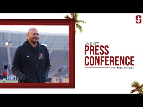 Stanford Football: Postgame Press Conference | Notre Dame
