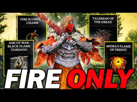 BREAKING Elden Ring With FIRE ATTACKS ONLY!