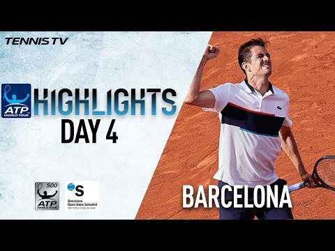 Теннис Highlights: Garcia-Lopez Thrills Home Crowd In Barcelona