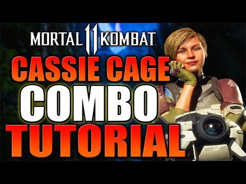 Mortal Kombat 11 Cassie Cage Combo Tutorial - Cassie Cage Corner Combo Guide Daryus P