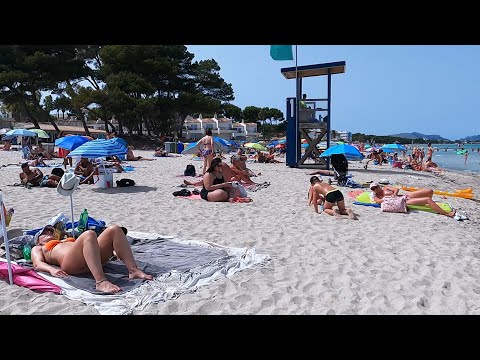 🌍 Playa de Muro 🏖🎥 Mallorca ☀️ Spain 🇪🇦 Beach walk