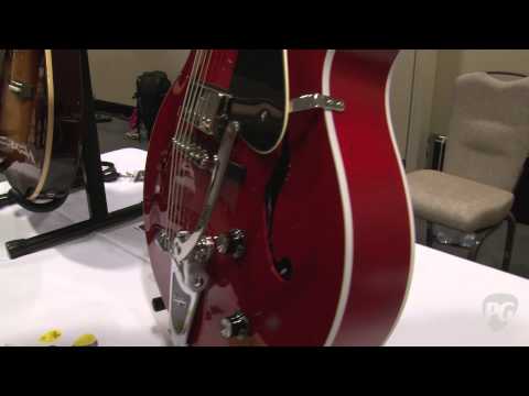 Montreal Guitar Show '11   Godin Guitars Acoustic Multiac, 5th Ave Uptown, and 5th Ave Jazz