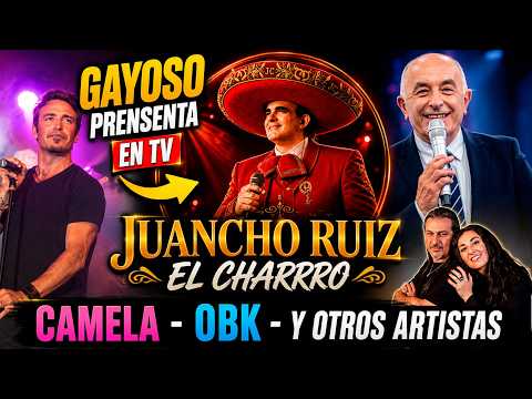 José Manuel Gayoso presenta a Juancho Ruiz El Charro junto a Camela y OBK
