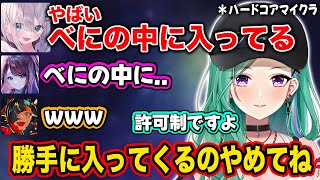 【ぶいすぽ】許可制のべにの中に勝手に入ってしまうすみー【八雲べに/花芽すみれ/花芽なずな/蝶屋はなび/紡木こかげ/小森めと/小雀とと/切り抜き】