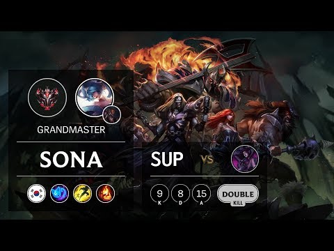 Sona Support vs Morgana - KR Grandmaster Patch 9.19