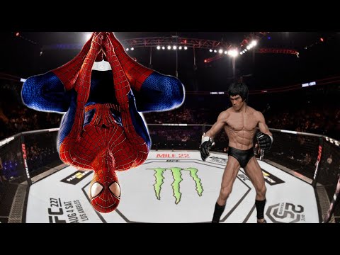 UFC4 Bruce Lee vs Fany Spider Man EA Sports UFC 4
