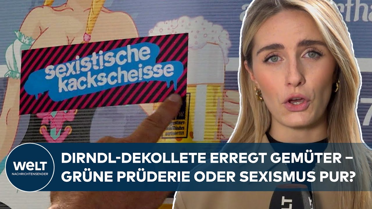 OKTOBERFEST IN NRW: Deftige Dirndl-Debatte – Plakat macht Grüne in Kleve sprachlos