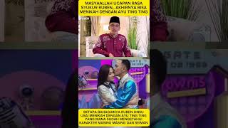 Download lagu RUBEN'S GRATITUDE FOR FINALLY BEING ABLE TO MARRY AYU TING TING WHO IS OF THE SAME FAITH AND GOOD... mp3