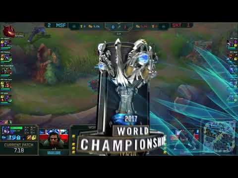 [2017 Worlds] Quarter-Finals - SKT vs MSF - Game 4 - League of Legends - SK telecom T1 vs Misfits