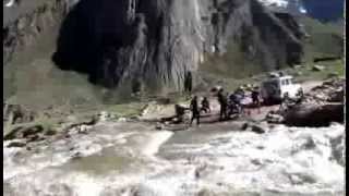 preview picture of video 'Zanskar-Leh-Ladakh Biking Adventures...crossing the waters of destiny!'