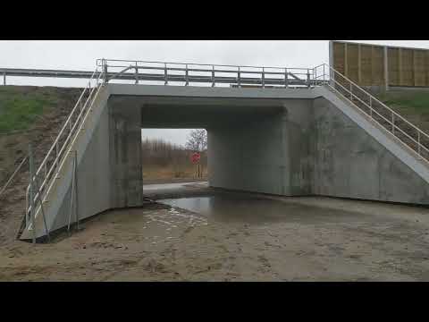 Projektowany obiekt mostowy WD 2 km 4+592,50 WD2