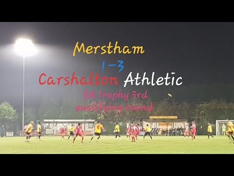 Merstham 1-3 Carshalton Athletic
