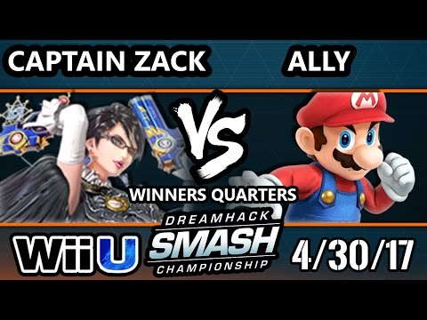 DHA 2017 SSB4 - C9 | Ally (Mario) Vs. Captain Zack (Bayonetta) Smash 4 WQ - Smash Wii U