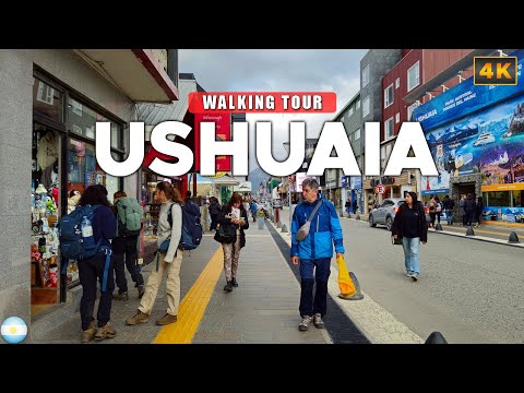 Ushuaia, ARGENTINA🇦🇷 - A Walk Through a Frontier Town in Patagonia 4K Walking Tour
