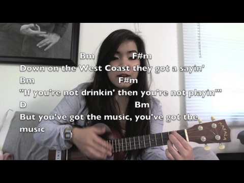 West Coast Lana Del Rey Ukulele Tutorial