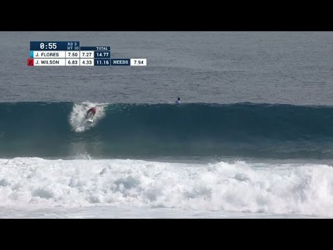 Julian Wilson Earns a 9.2 in Heat 10 of Round Three