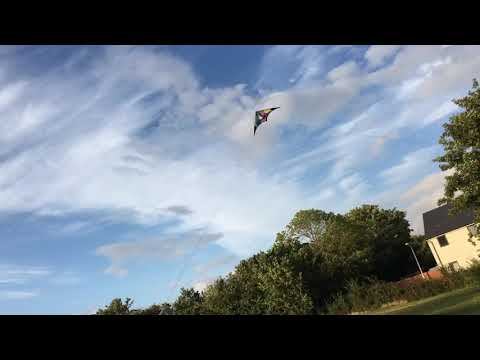 Victor flies the HQ Maestro III - high wind (19mph)