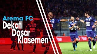 Arema FC Makin Dekati Dasar Klasemen Liga 1 2018.