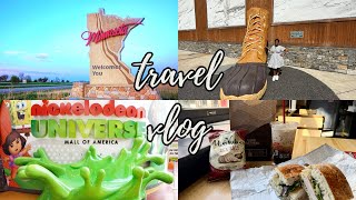 TRAVEL VLOG | MALL OF AMERICA | NICKELODEON UNIVERSE | WHAT I ATE ON VACATION | VSG SURGERY