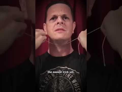 Magic Trick REVEALED 😱 (string-in-neck)