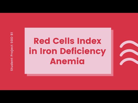 Red Cells Index in Iron Deficiency Anemia B1