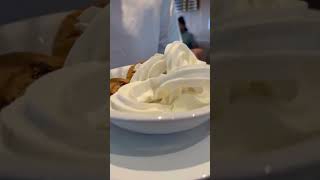 DESSSERT I ate my first day on a luxury cruise ship! #foodie #shorts #eating #cruiseship #luxury