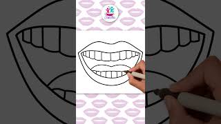 Como desenhar lábios #shorts #desenhofácil #comodesenhar #chikiartbrazil
