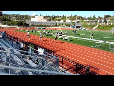 Frosh/Soph  Boys 100m (Heat 3) 4-2-14