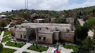 Kurtkulağı Kervansarayı Havadan Görünüm Drone Çekim