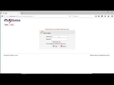 Iflexi Ess First Time Login