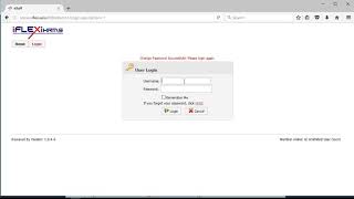 iFLEXi ESS   First Time Login