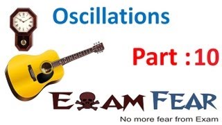 Physics Oscillations part 10 (Simple harmonic Motion Uniform Circular Motion ) CBSE class 11