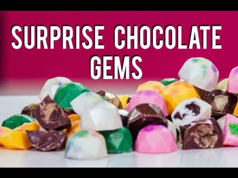 Chocolate gems with your own hands