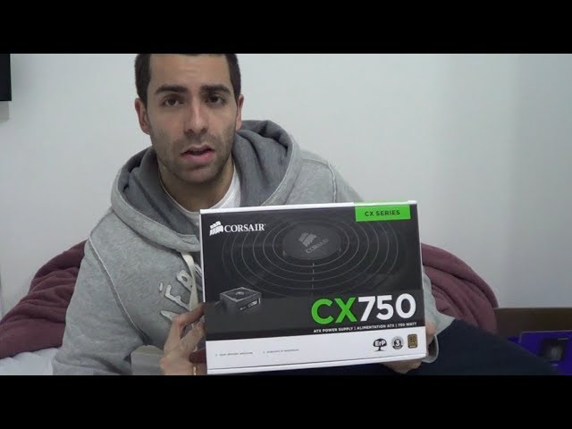 Vídeo relacionado con Corsair CX750 80 Plus Bronce no Modular de bajo Ruido ATX 750 W Fuente de alimentación - Reino Unido - Negro