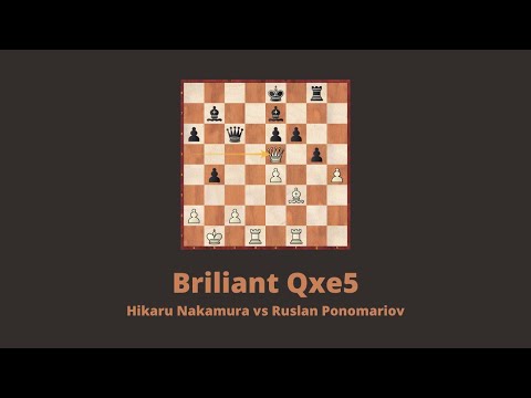 Brilliant Qxe5 | Hikaru Nakamura (2710) vs Ruslan Ponomariov (2727) | Donostia Blitz 2009 Tiebreak