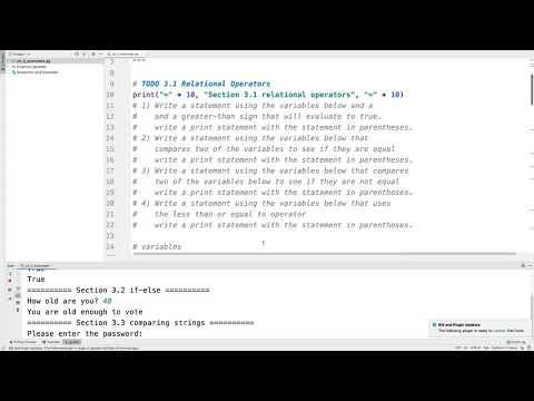 Chapter 3 Python Exercises