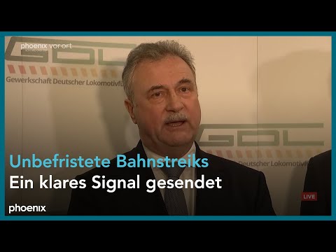 GDL-Streik: Ergebnisse der Urabstimmung der GDL-Mitglieder zu möglichen, unbefristeten Streiks