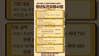 청년일자리도약장려금 총정리(2025) #청년일자리 #청년도전지원사업 #자격증취득장려금