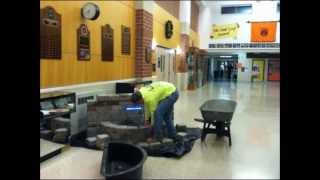 Hanover High School Play The Little Mermaid Jr. Set Up in Hanover, PA