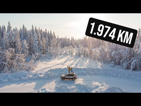 Mit dem Auto nach Lappland - Schweden Winter Roadtrip